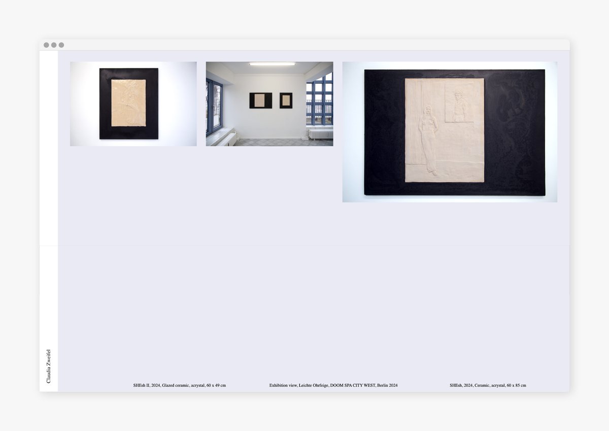 Claudia Zweifel Website